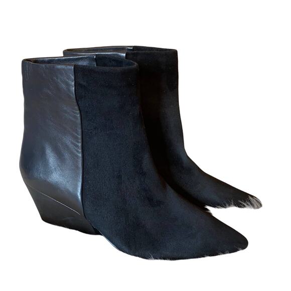 Rebecca Minkoff Namie Suede Leather Booties 7M - Picture 1 of 12
